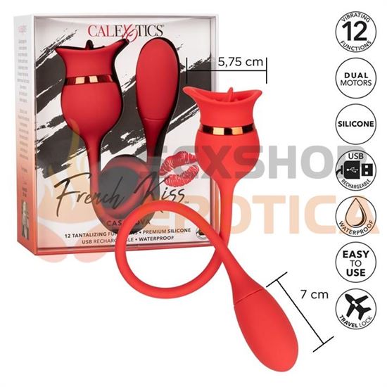 Masajeador vagina con bala estimuladora y carga USB